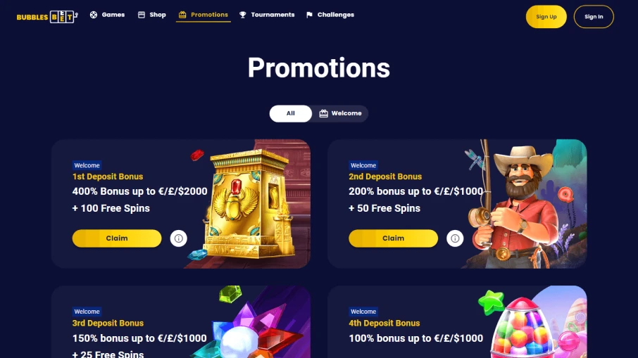 Bubblesbet casino